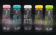 Цветные пластиковые бутылки My Bottle  Чехол